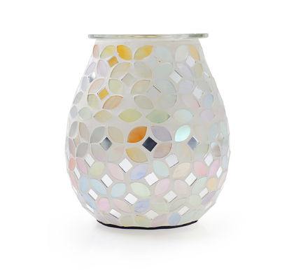 Electric Mosaic Glass Aroma Wax Burner , 2 In 1 25W 1.5m Candle Melt Burner