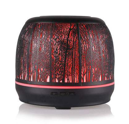 RGB 500ml Aroma Diffuser , Forest Art Metal Essential Oil Diffuser