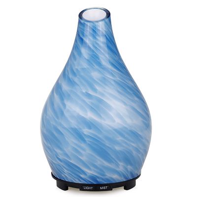Ultrasonic Art Glass Colour Changing Aroma Diffuser , ROHS 200ml Room Scent Diffuser