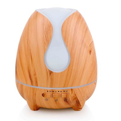 BCSI 500ml Essential Oil 14W Wood Grain Aroma Diffuser Water Drop Shaped