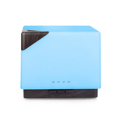 Auto Off Safety Switch Wood Grain Aroma Diffuser , Essential Oil Humidifier For Home