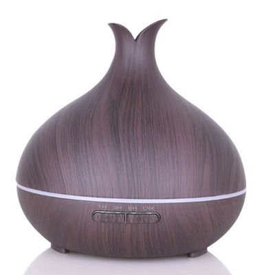 ISO9001 2.4MHZ Wood Grain Aroma Diffuser 400ML Air Freshener